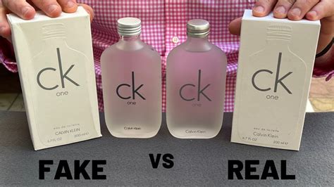 real Calvin Klein one perfume